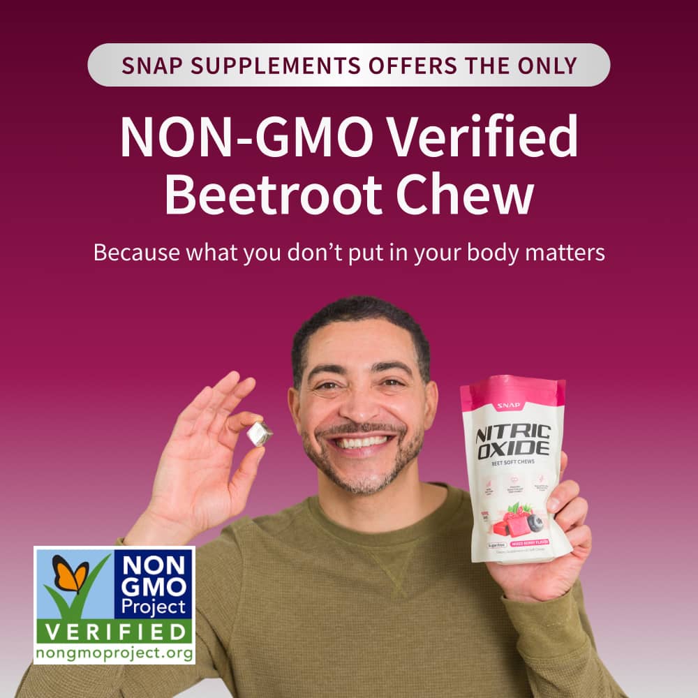 Nitric Oxide Beet Soft Chews - Buy 3, Get 2 Free! by Snap Supplements