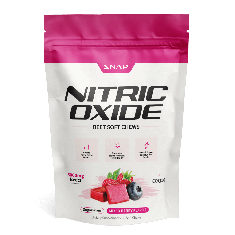 Nitric Oxide Beet Soft Chews by Snap Supplements