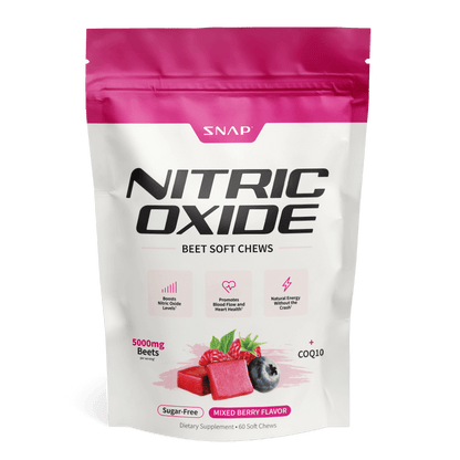 Nitric Oxide Beet Soft Chews by Snap Supplements