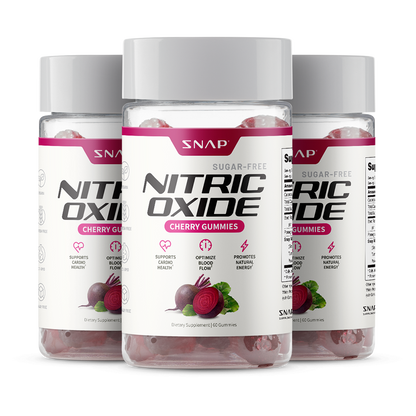 Nitric Oxide Gummies - Cherry Flavor by Snap Supplements