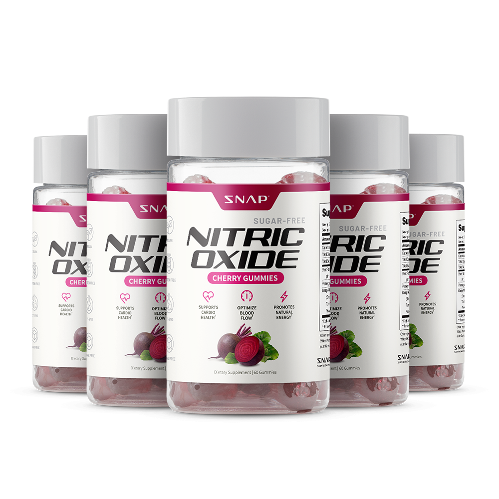 Nitric Oxide Gummies - Cherry Flavor by Snap Supplements