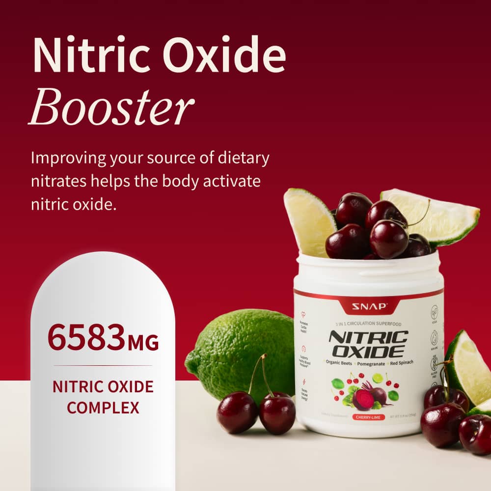 Nitric Oxide Organic Beets - Cherry Lime Flavor by Snap Supplements
