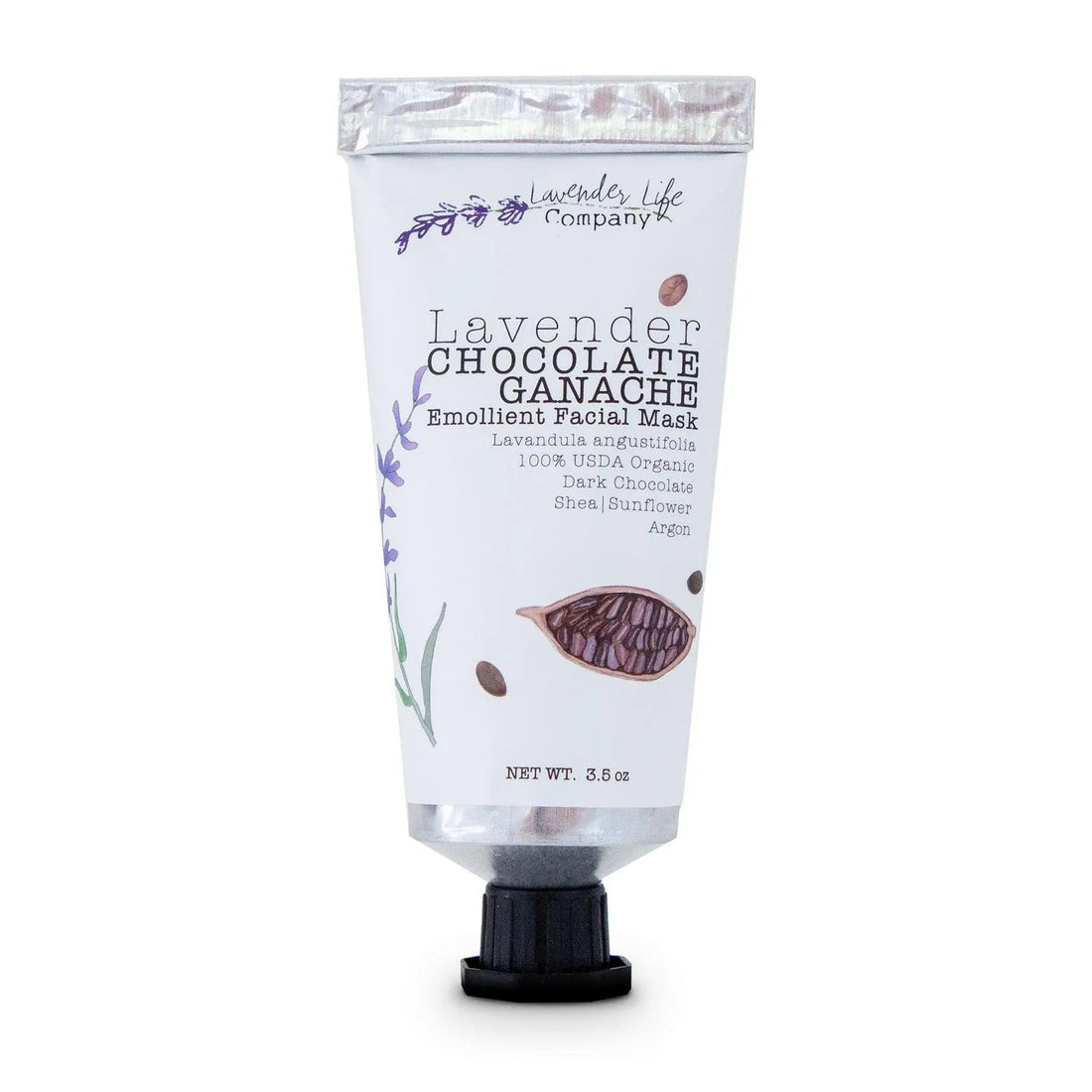 Nourishing Facial Mask with Lavender &amp; Chocolate Ganache by Lavender Life Company
