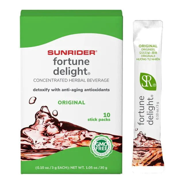 NOW AVAILABLE Fortune Delight 10 Pack (3g/ea) - Natural Herbal Tea by Sunrider by Herb&