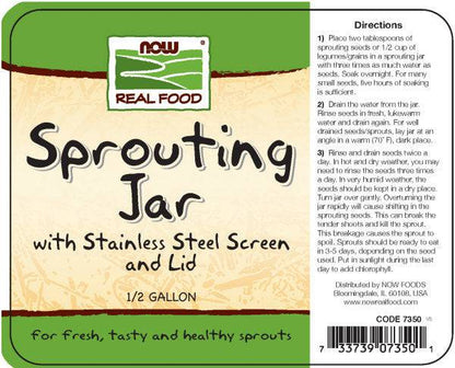 Sprouting Jar by Country Life Natural Foods