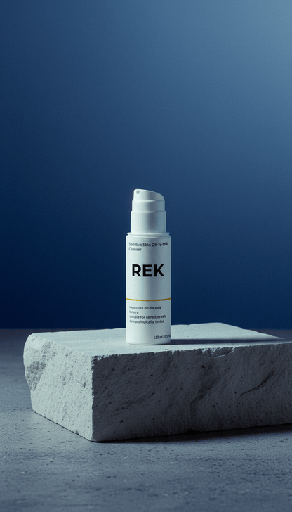 Oil-To-Milk Cleanser – Sensitive Skin Formula by REK Cosmetics