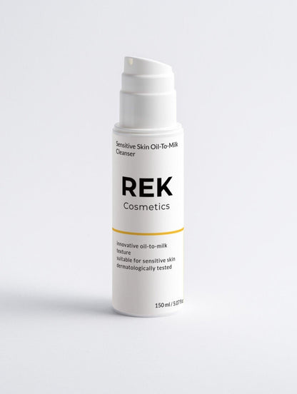 Oil-To-Milk Cleanser – Sensitive Skin Formula by REK Cosmetics
