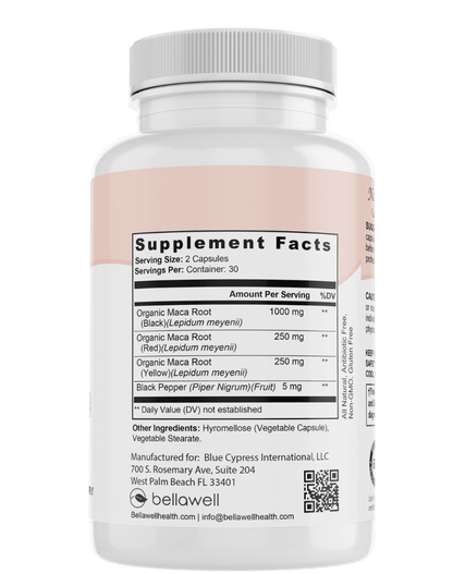 Organic Maca Root Complex by Bellawell by Bellawell Health