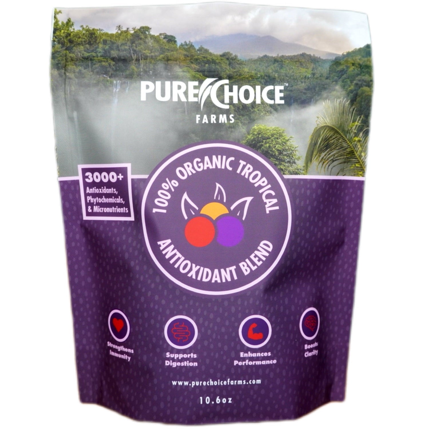 Organic Tropical Antioxidant Fruit Blend by Pure Choice Farms