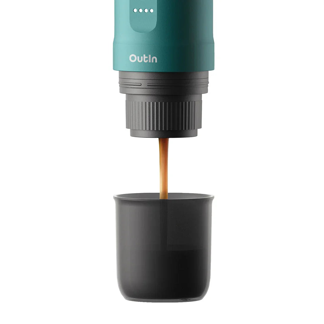 Nano Portable Espresso Machine (OutIn Teal) by OutIn