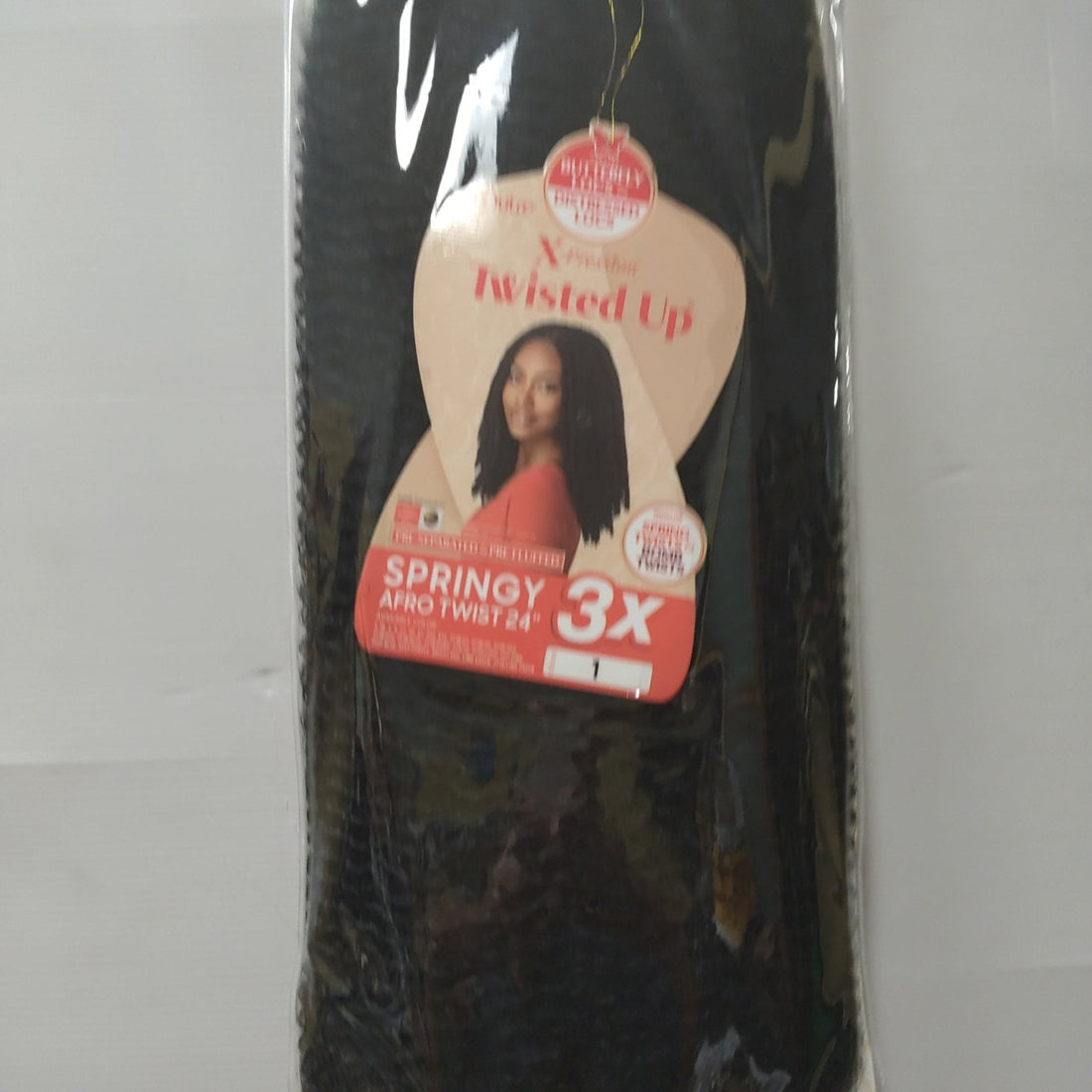 Outre Crochet Braids X-Pression Twisted Up 3X Springy Afro Twist 24" (1 Pack)