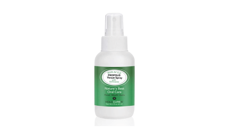 Holocuren Miracle Propolis Throat Spray with Echinacea &amp; 7 Herbs – 2 oz by HOLOCUREN - Official Website