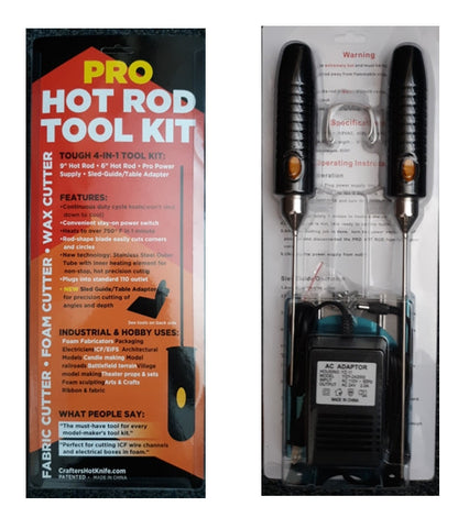 Crafters Hot Knife Set – 6″ &amp; 9″ Rod Style Foam Cutting Tools with Sled Guide &amp; Stand by HOLOCUREN - Official Website