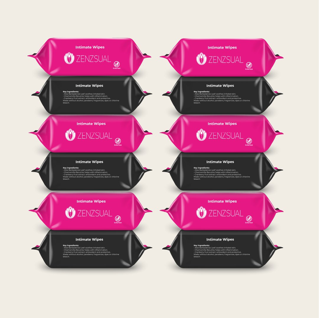 Paq. 12 x Toallitas Húmedas Zenzsual para Higiene Íntima by Tu Salud Intima