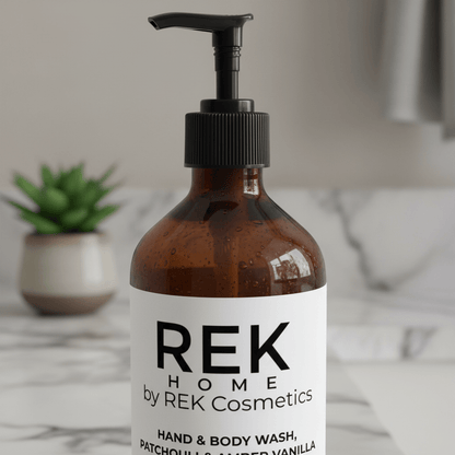Patchouli &amp; Amber Vanilla Hand &amp; Body Wash by REK Cosmetics