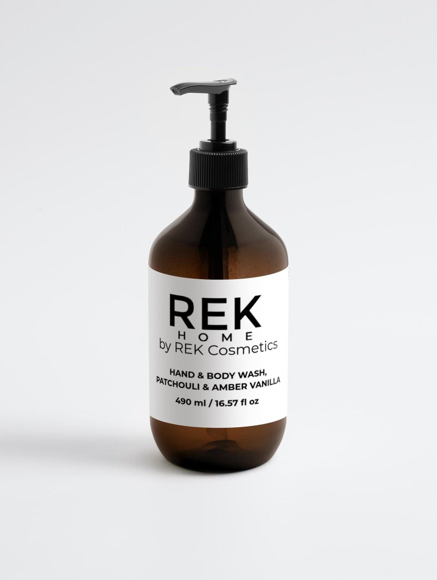 Patchouli &amp; Amber Vanilla Hand &amp; Body Wash by REK Cosmetics