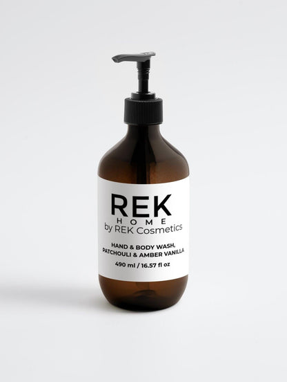 Patchouli &amp; Amber Vanilla Hand &amp; Body Wash by REK Cosmetics