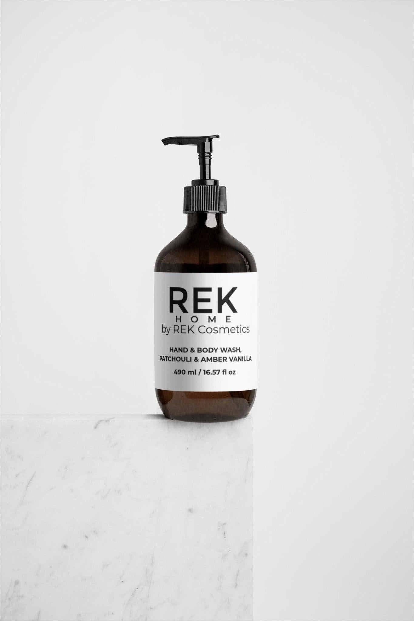 Patchouli &amp; Amber Vanilla Hand &amp; Body Wash by REK Cosmetics