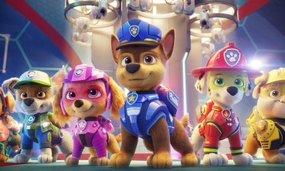 6 XL Bath bombs with Surprise PAWs Patrol toys inside, collect them all, USA made by Spa Pure