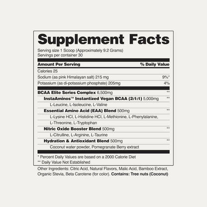 BCAA Powder (Peach Mango Flavor) by Snap Supplements