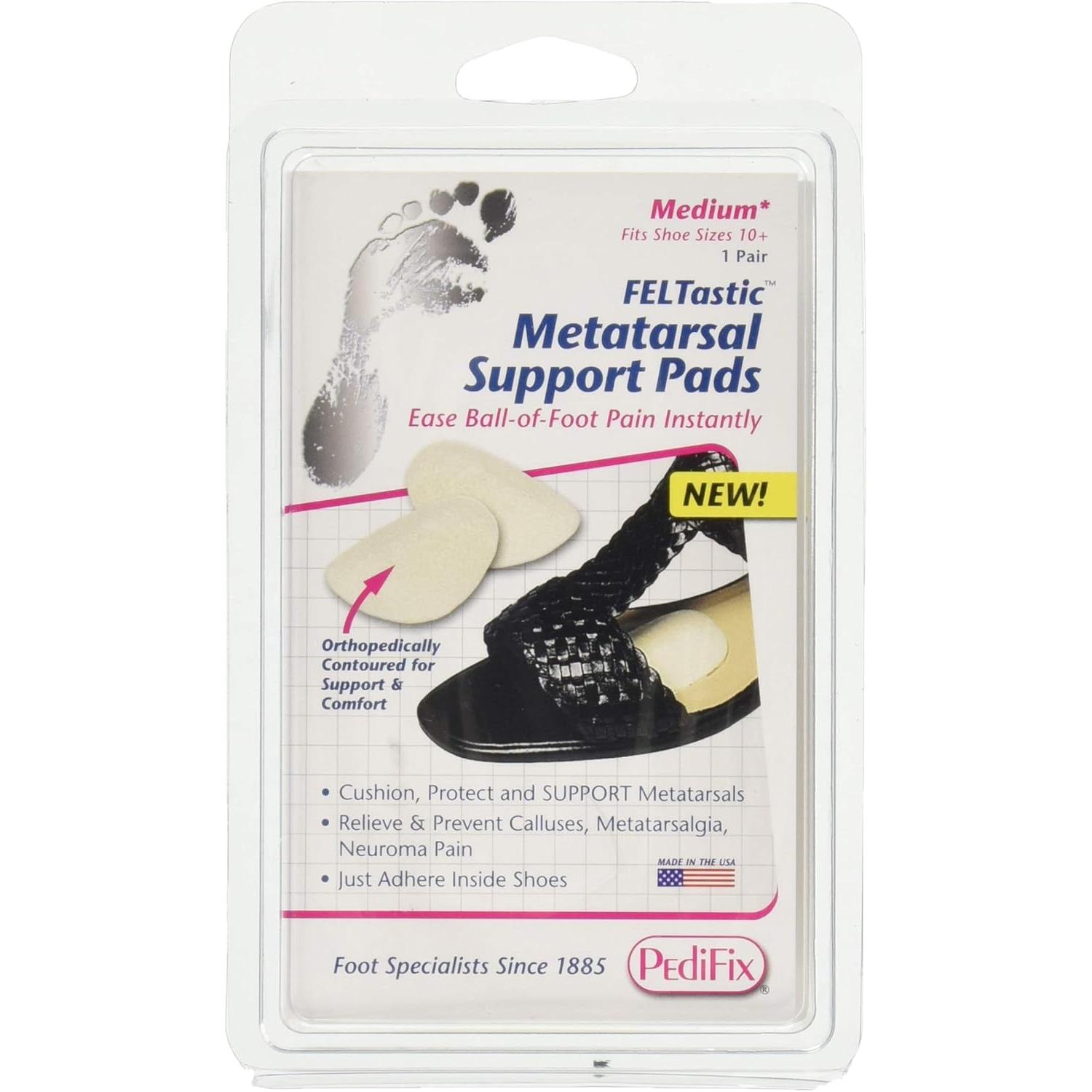 PediFix Feltastic Metatarsal Support Pads Medium 1 Pair by Pasteur Pharmacy