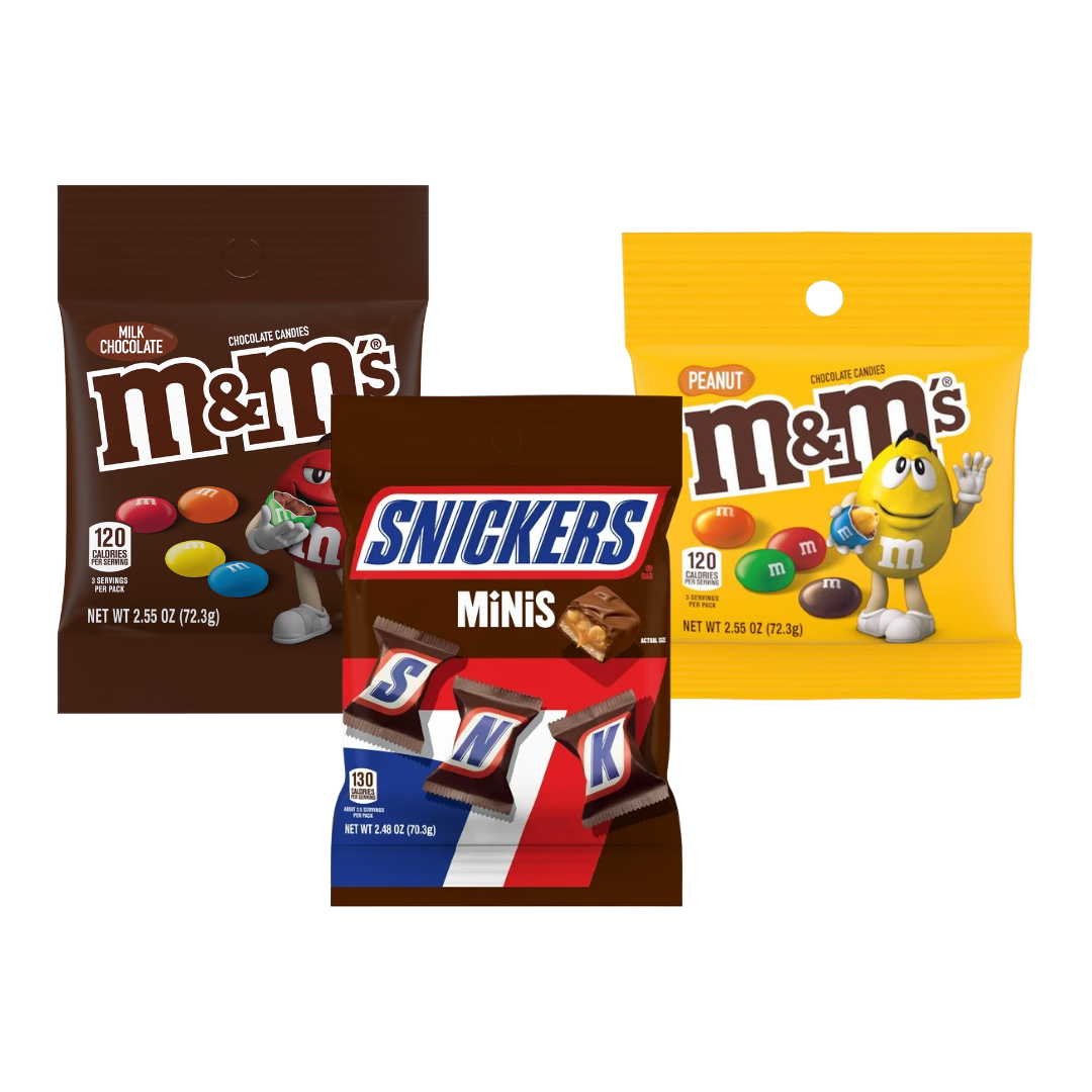 Mars Minis Peg Bag – Variety (2.48–2.55 oz) by Farmacias Savia