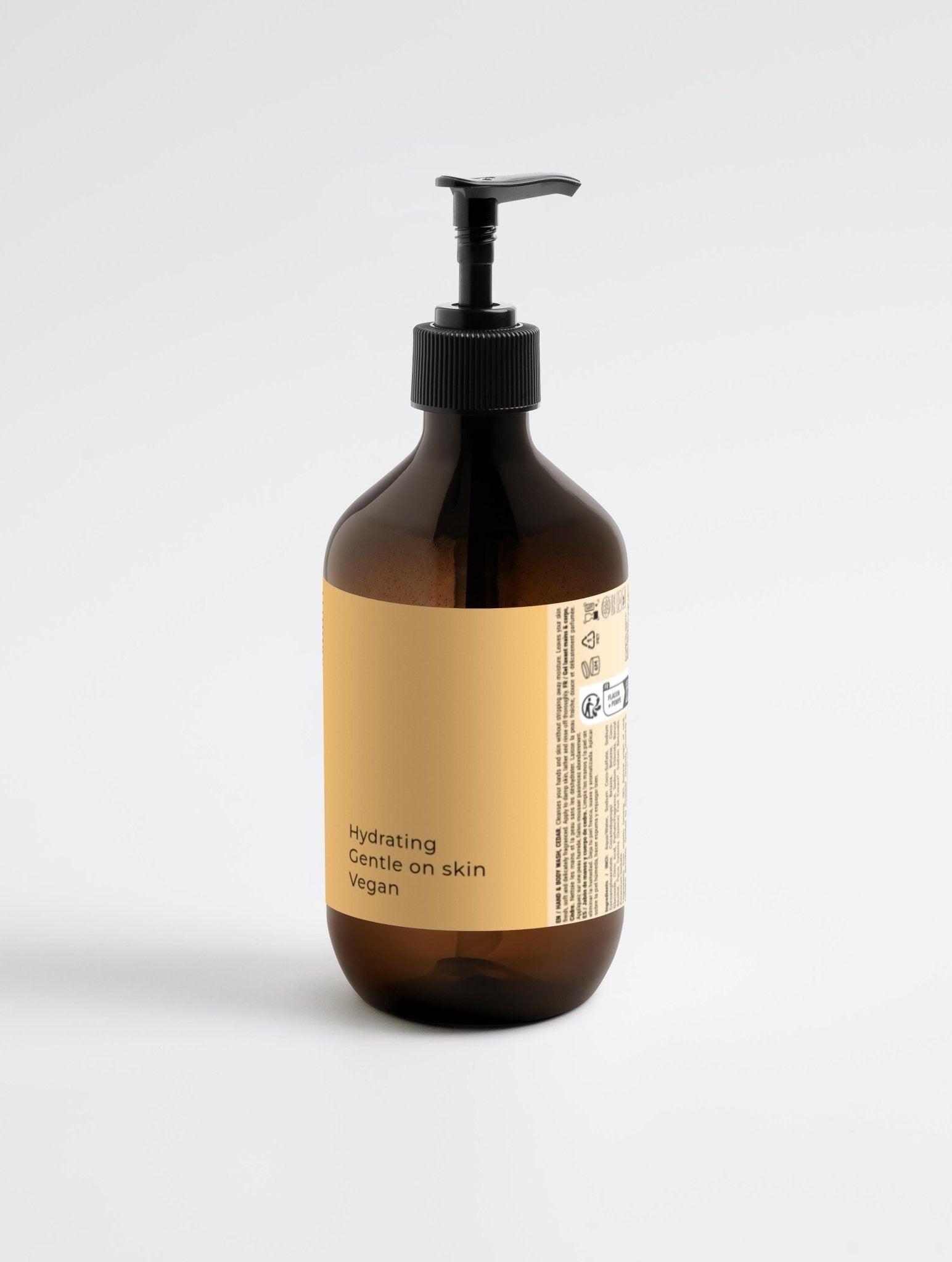 Peppermint Body Wash with Dark Cedar for Hands &amp; Body by REK Cosmetics