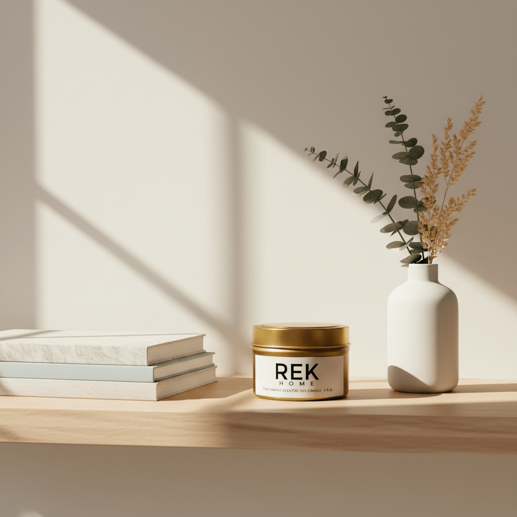 Pine Orange Soy Candle by REK Cosmetics