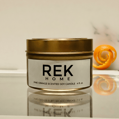 Pine Orange Soy Candle by REK Cosmetics