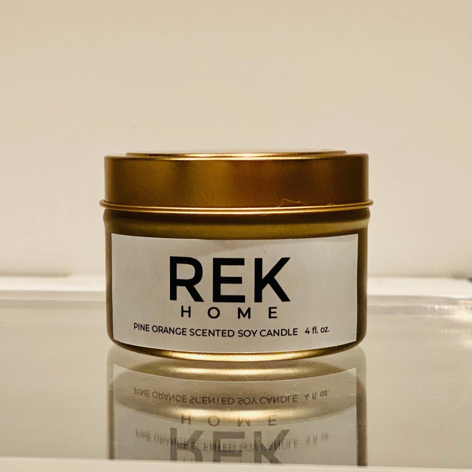 Pine Orange Soy Candle by REK Cosmetics