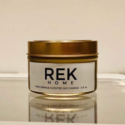Pine Orange Soy Candle by REK Cosmetics