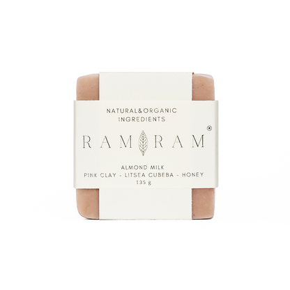 Revitalizing Pink Clay Soap by Ram Ram USA