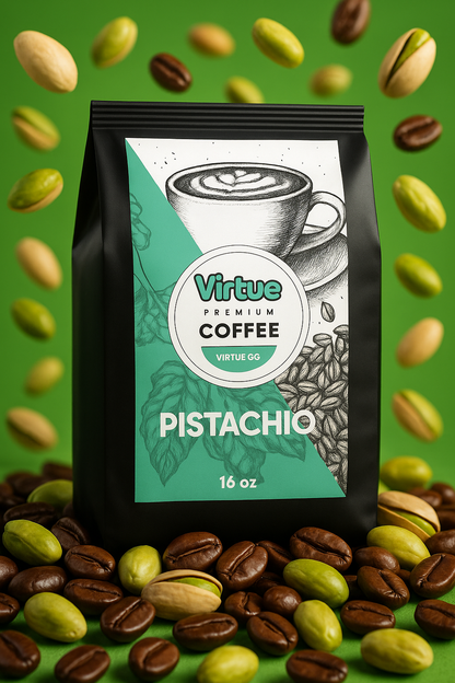 Pistachio Flavored Coffee – 16oz | Virtrue Premium by Virtrue