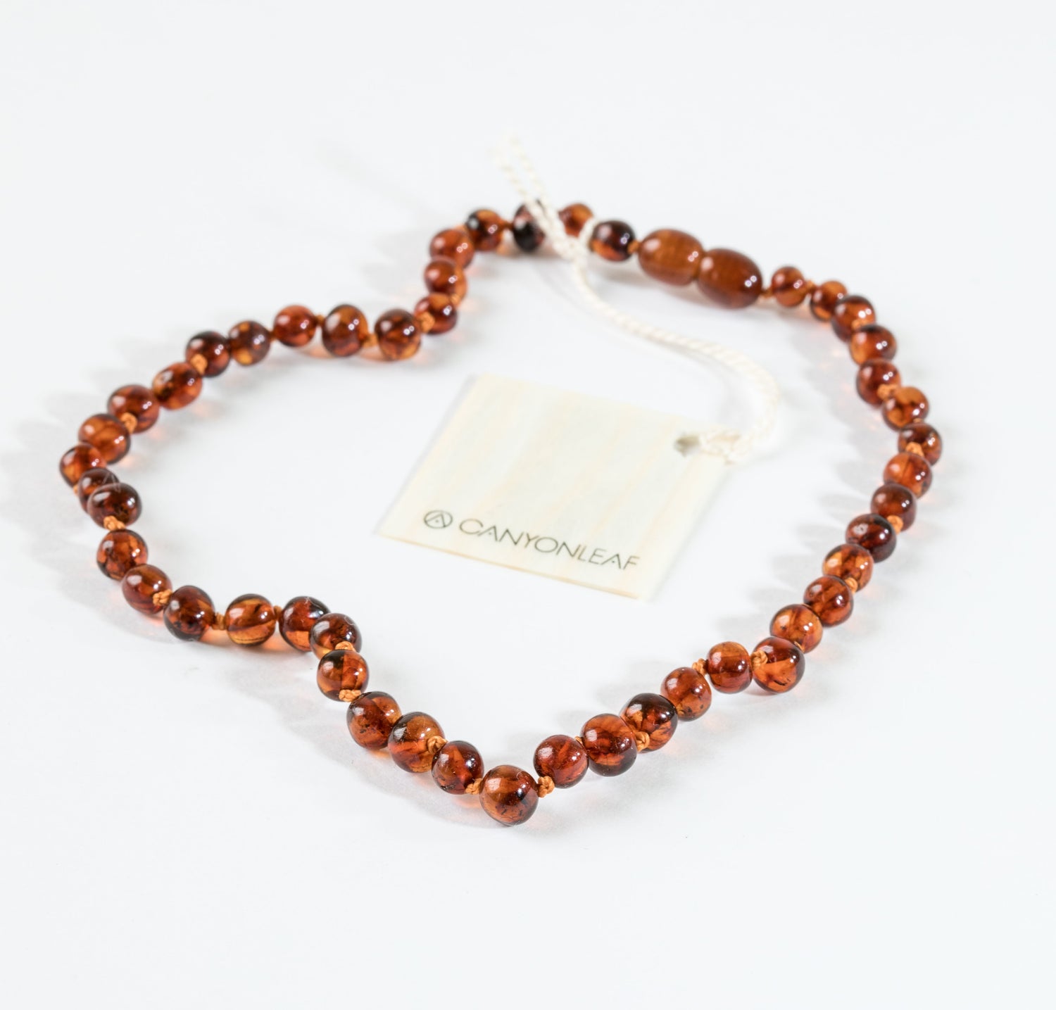 Polished Cognac Baltic Amber || Necklace by CanyonLeaf
