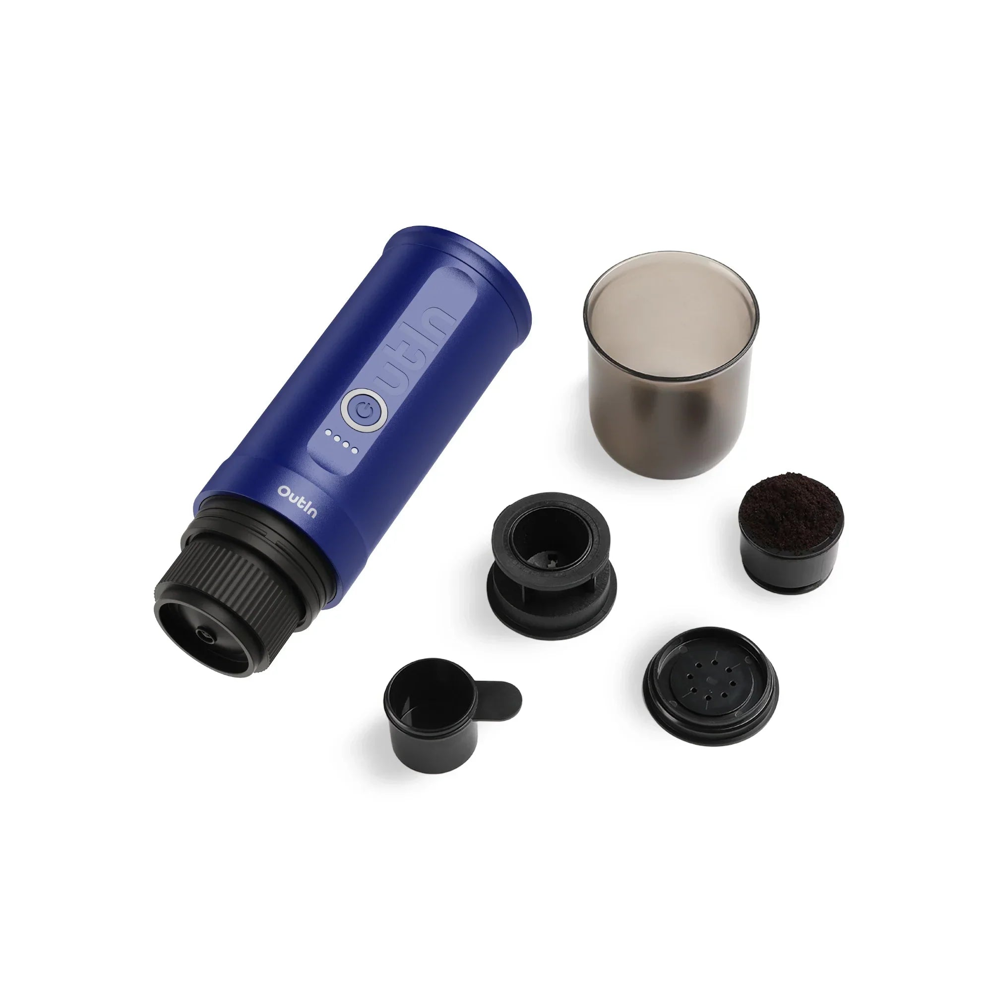 Nano Portable Espresso Machine Set (Ocean Blue) by OutIn