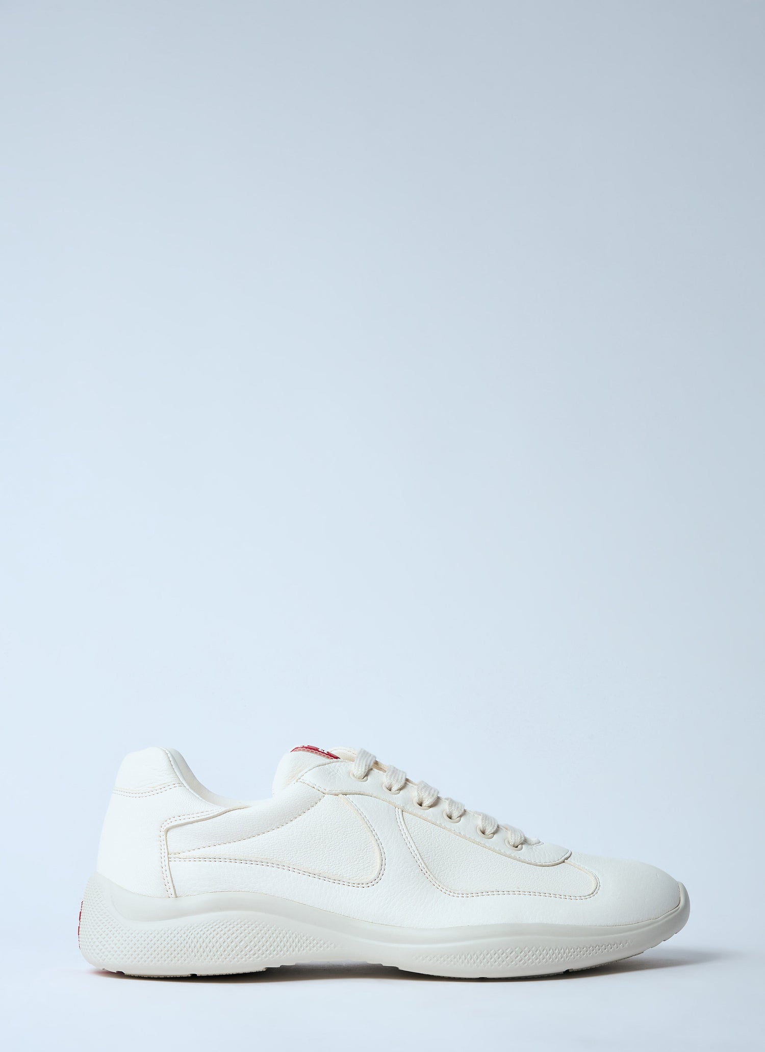 Prada Men Leather Low-Top Sneakers by Luosophy