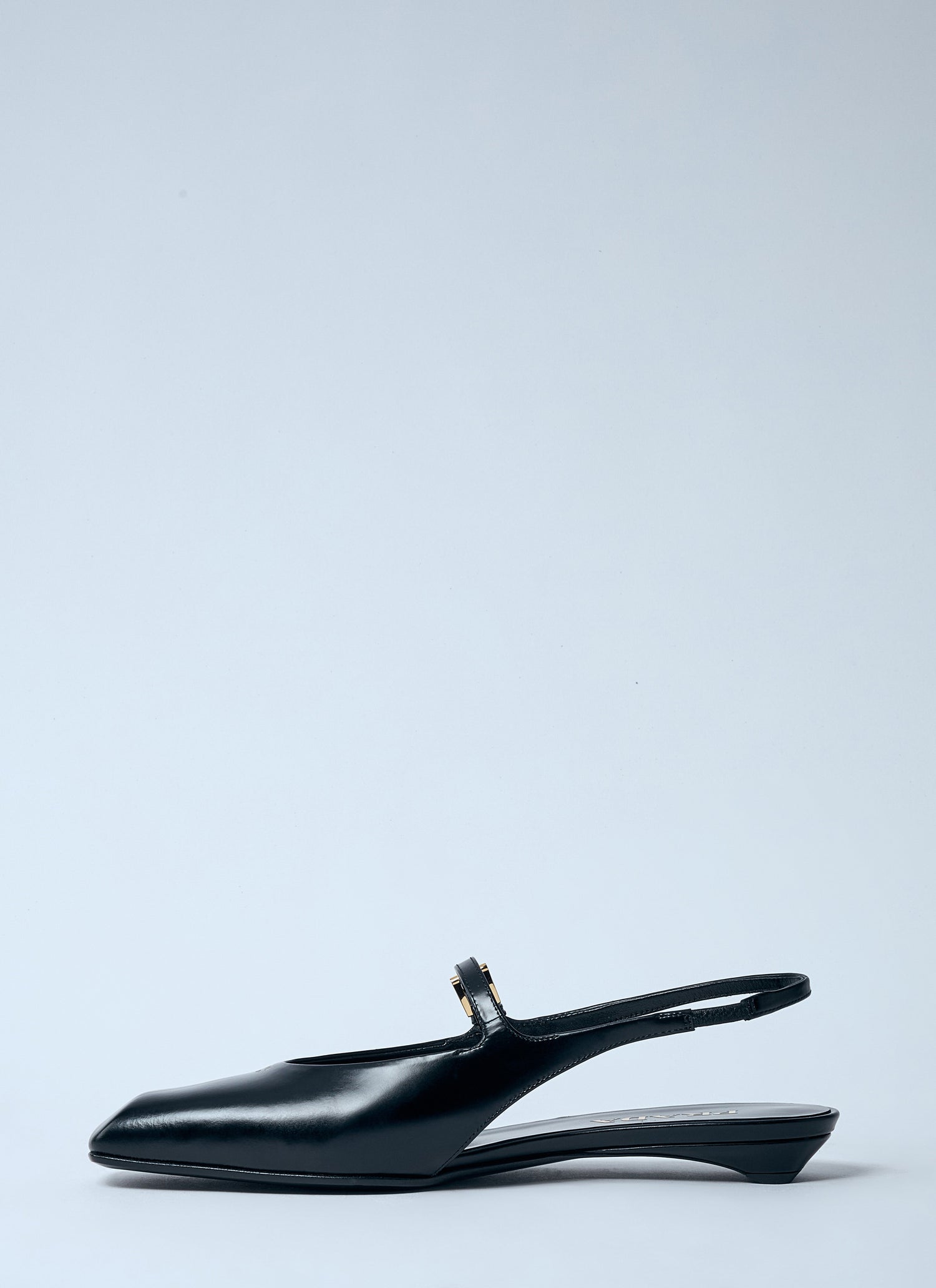 Prada Women Leather Slingback Ballerina Pumps by Luosophy
