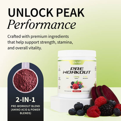 Nitric Oxide Organic Beets Pre-Workout by Snap Supplements