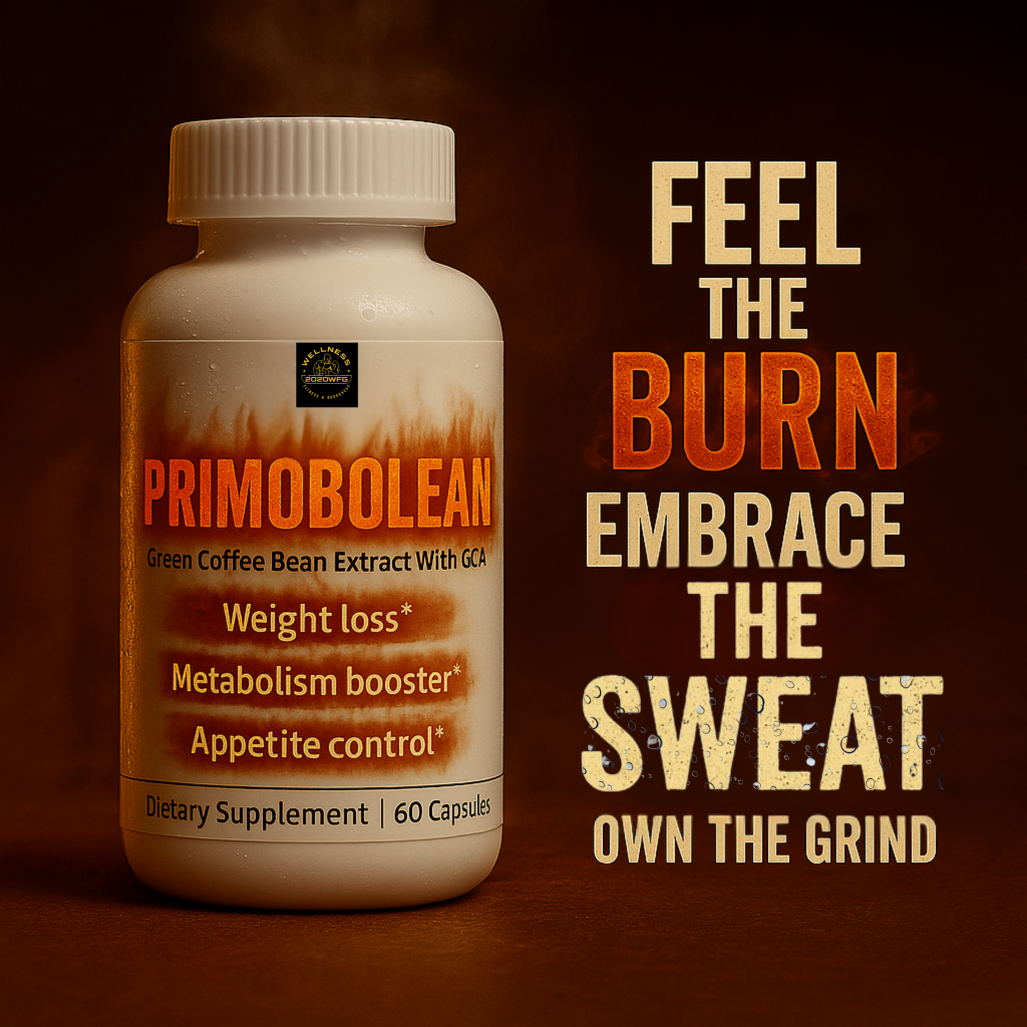 PRIMOBOLEAN: Metabolic Support | 60 Capsules – Green Coffee Bean &amp; Natural Energy for Active Lifestyles by 2020WFG