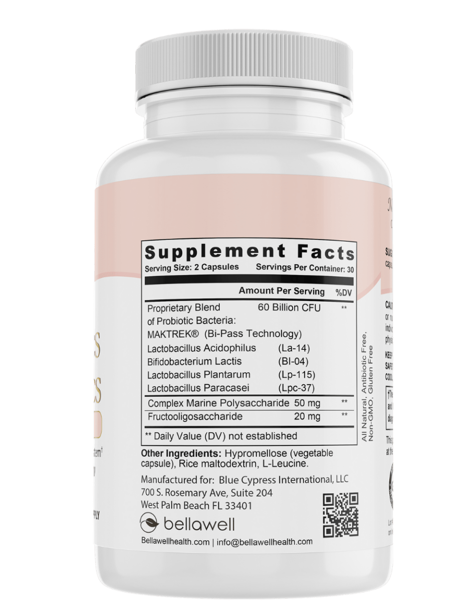 Probiotics 60 Billion by Bellawell by Bellawell Health