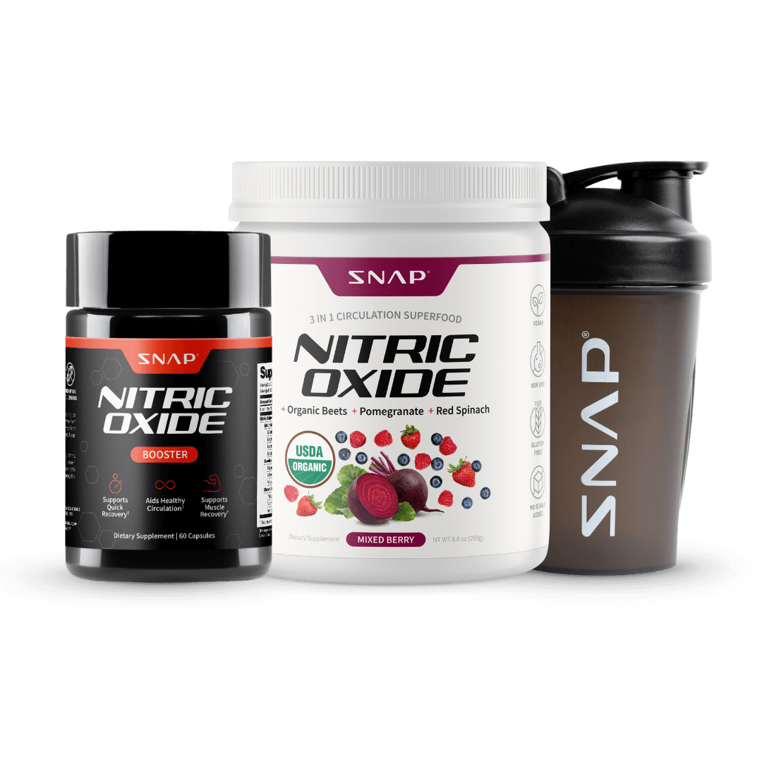 Cardio Health Bundle with FREE Shaker by Snap Supplements