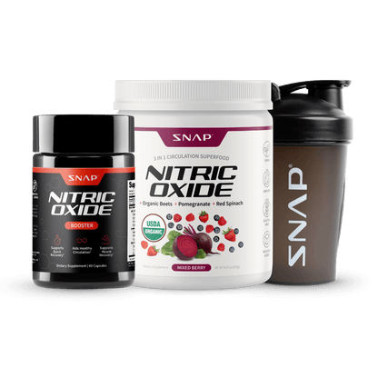 Cardio Health Bundle with FREE Shaker by Snap Supplements