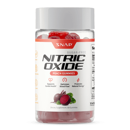 Nitric Oxide Gummies - Peach Flavor by Snap Supplements
