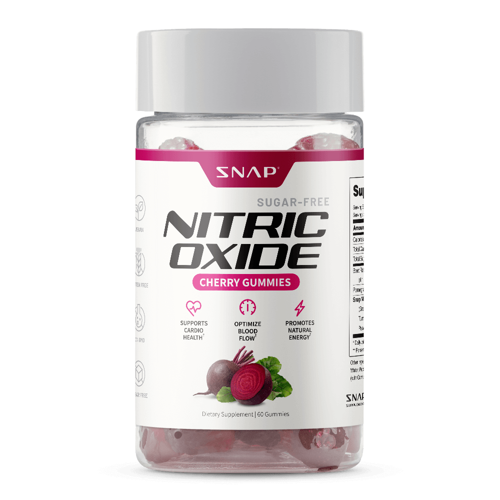 Nitric Oxide Gummies (Cherry Flavor) - 3 Month Supply by Snap Supplements