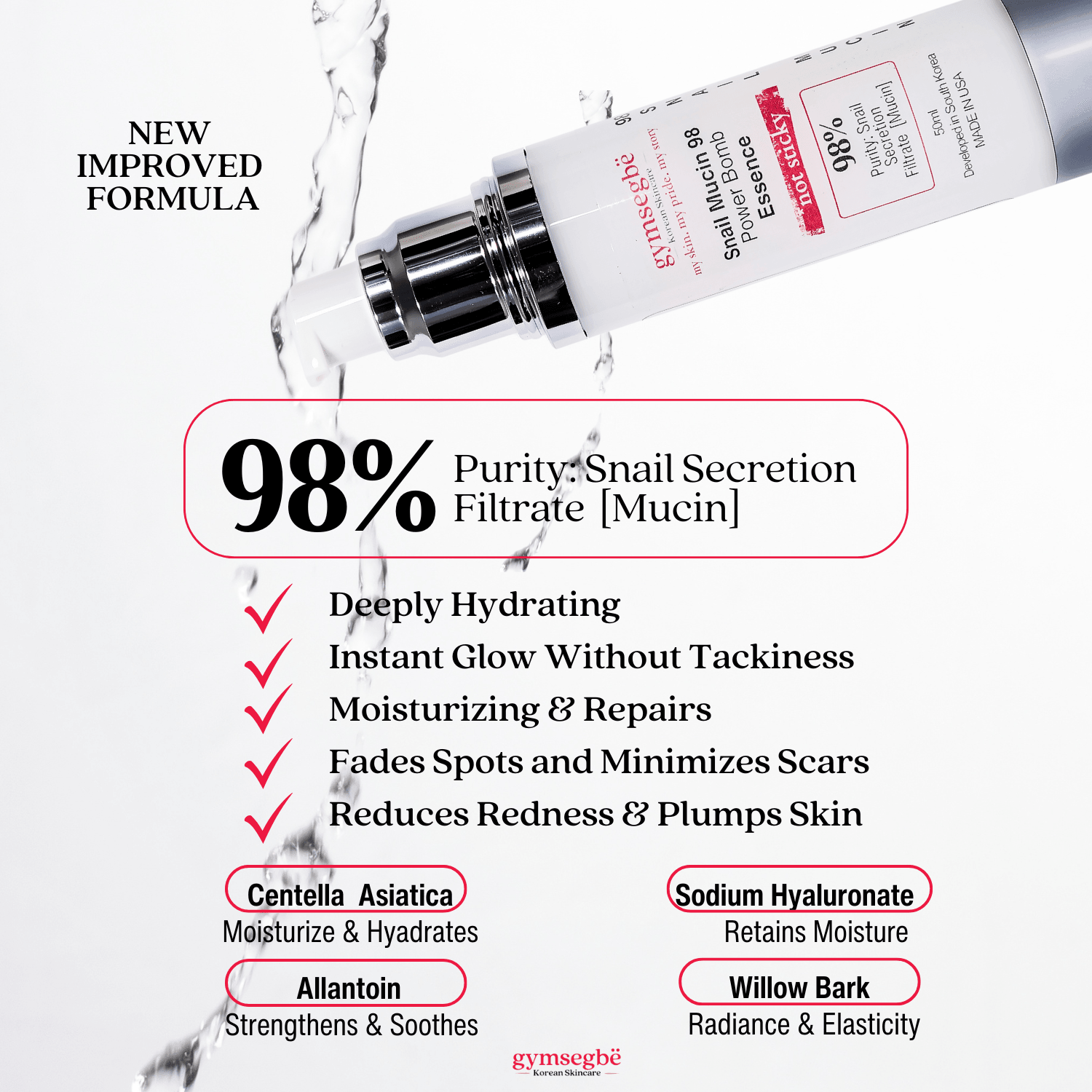 Snail Mucin 98 Power Bomb Essence by gymsegbë