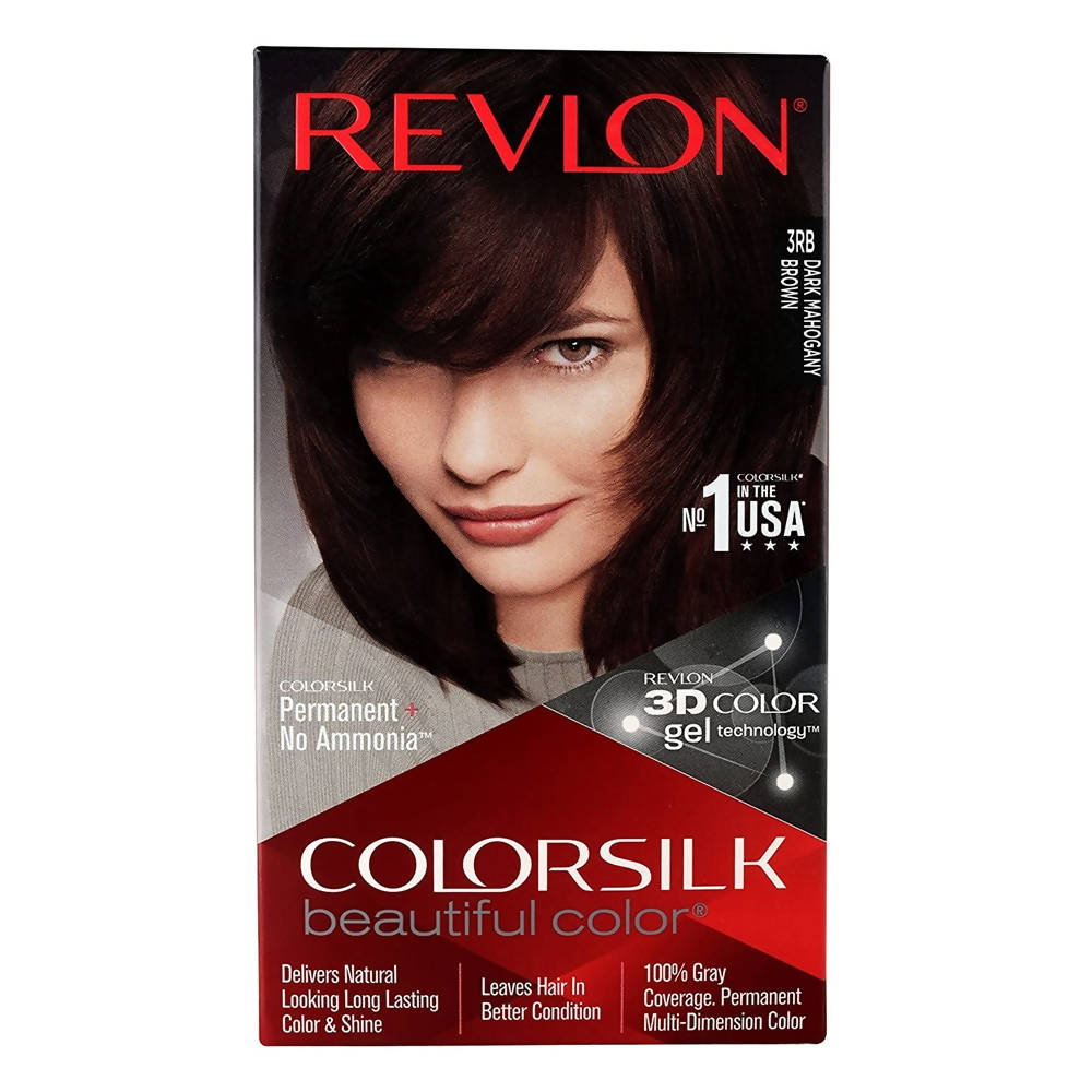 Revlon ColorSilk Beautiful Color - Dark Mahogany Brown 3RB by Dista