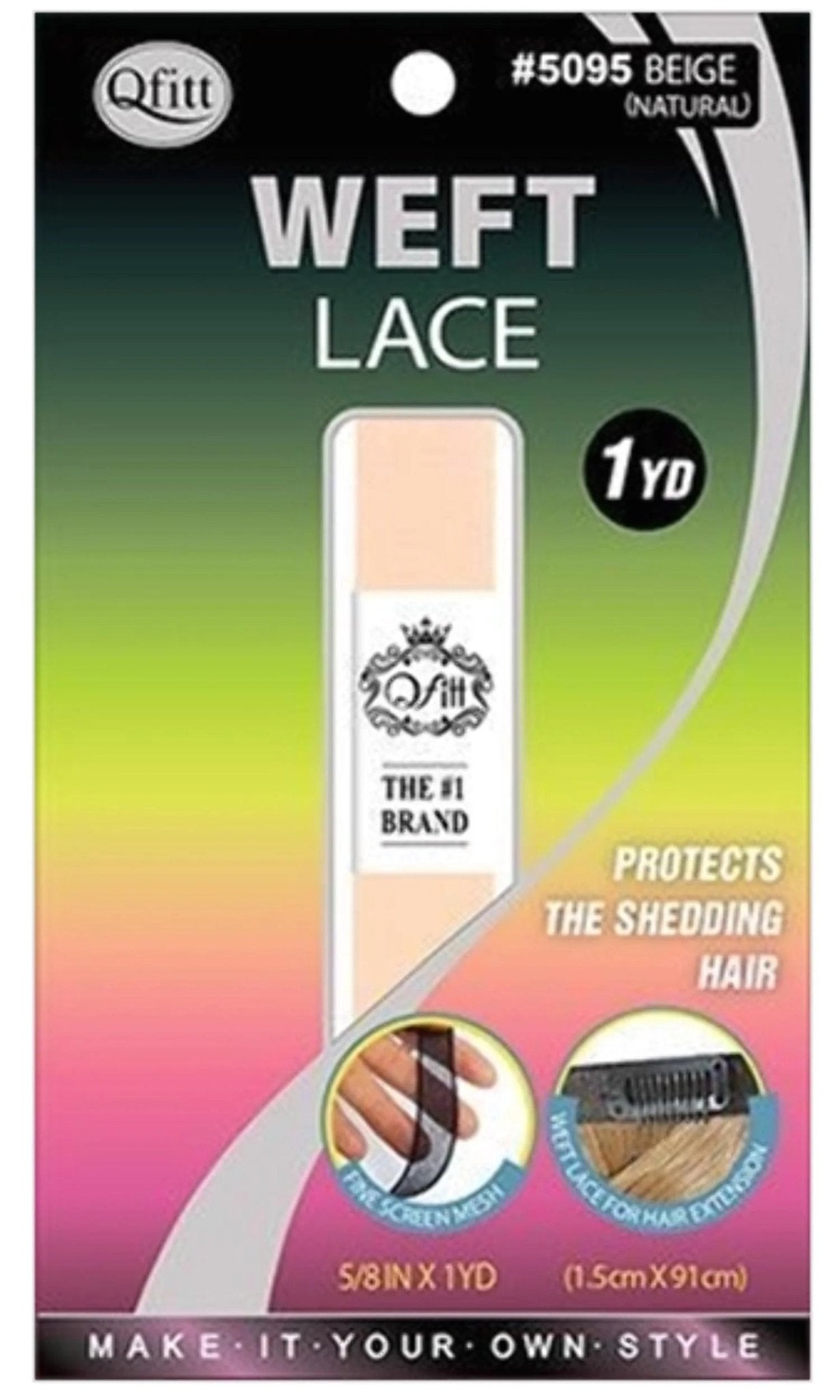 Qfitt Weft Lace 1 yd 