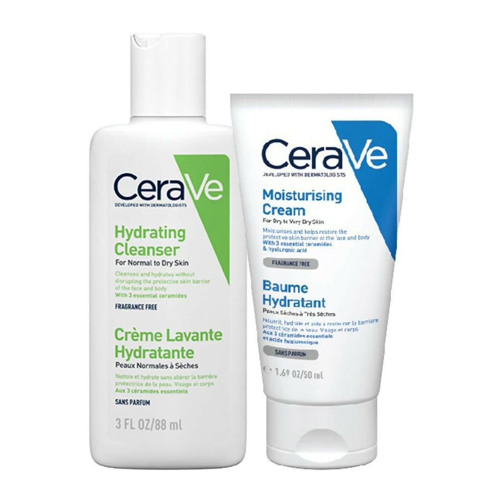 Cerave Daily Duo For Normal To Dry Skin With Facewash &amp; Moisturizer by Dista