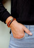 Raw Cognac Baltic Amber + Turquoise Jasper || Adult Bracelet by CanyonLeaf