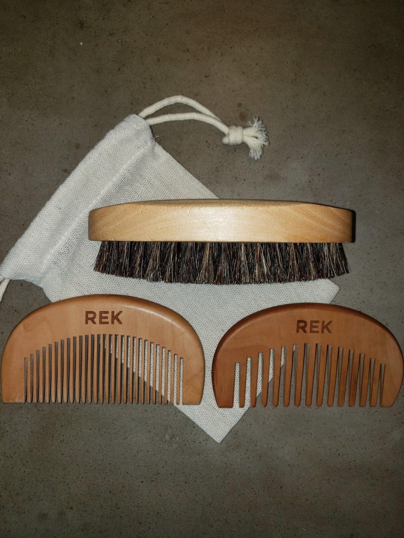 REK Beard Brush and Comb Kit | REK Cosmetics by REK Cosmetics